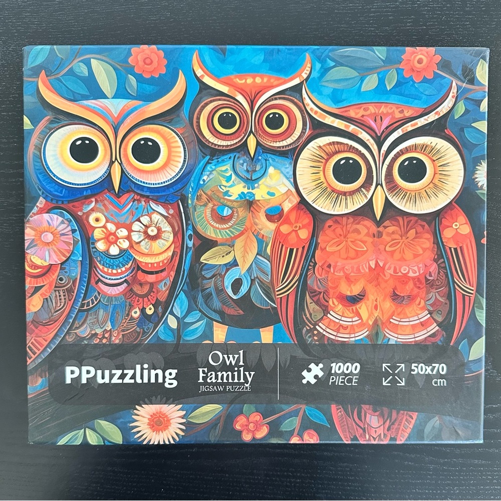PPuzzling Owl Family Jigsaw Puzzle 1000 Pieces